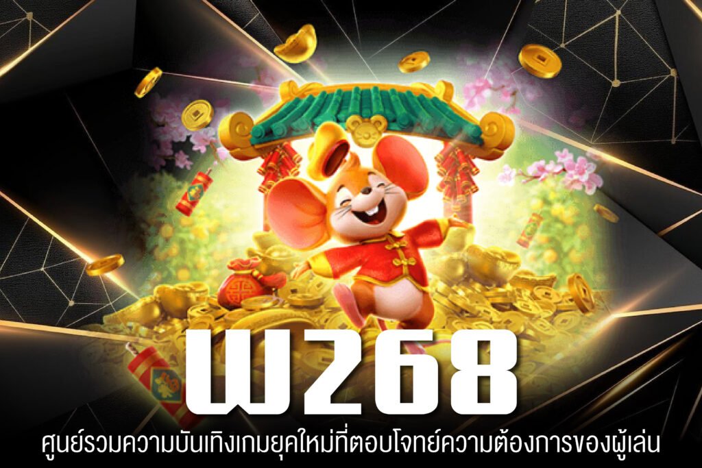 W268 เว็บใหญ่สล็อตต่างประเทศ รวมค่ายเกมทุกค่าย การเงินดี สมัครฟรี